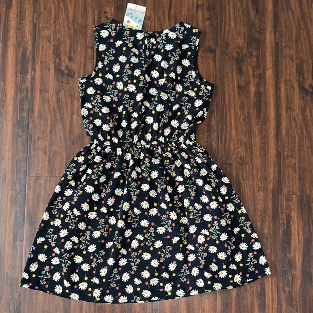 Girls Yellow Floral Dress